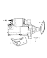 Jeep Wrangler Starter Motor Diagram - R4801850AA