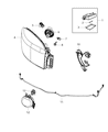 Ram 3500 Headlight Diagram - 68096438AE