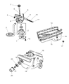 1993 Dodge D350 Oil Pan Gasket Diagram - 53005650