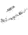 Dodge Ram 2500 Catalytic Converter Diagram - 52121425AC