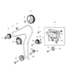 Jeep Belt Tensioner Diagram - 68286227AA