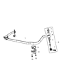 Ram 2500 Sway Bar Kit Diagram - 68212285AA