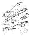 2020 Dodge Journey A/C Switch Diagram - 55111312AC