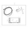 Jeep Antenna Mast Diagram - 5064688AB