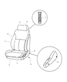 2002 Dodge Neon Seat Cushion Diagram - SL901L5AA