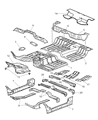 Dodge Ram 2500 Floor Pan Diagram - 55276027AB