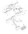 Chrysler Brake Light Switch Diagram - MR307094