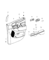 2019 Dodge Grand Caravan Armrest Diagram - 5ST48PMHAA