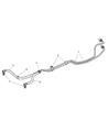 2004 Jeep Wrangler Transmission Oil Cooler Hose Diagram - 5093942AA