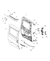 Ram Window Regulator Diagram - 68268806AA