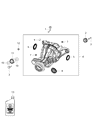 Jeep Grand Cherokee L Automatic Transmission Output Shaft Seal Diagram - 68084184AA