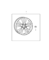 2016 Dodge Durango Spare Wheel Diagram - 82212334