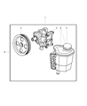 2002 Dodge Ram 1500 Power Steering Pump Diagram - 52113454AD