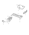 2014 Ram ProMaster 3500 Exhaust Heat Shield Diagram - 52022492AB