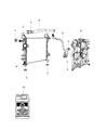 Jeep Compass Radiator Hose Diagram - 68249887AB