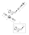 Ram Transfer Case Shim Diagram - 68435741AA