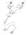 Chrysler Muffler Diagram - 68057454AC