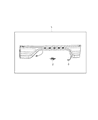 Dodge Durango Tail Light Diagram - 68155950AD