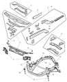 2002 Chrysler Concorde Crossmember Bushing Diagram - 4782143