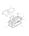 Ram Engine Cover Diagram - 68095485AA
