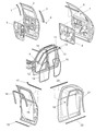 Dodge Ram 2500 Weather Strip Diagram - 55276165AD