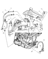 Chrysler A/C Compressor Cut-Out Switches Diagram - 5096290AA