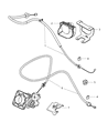 Dodge Accelerator Cable Diagram - 4891251AD