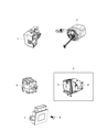 Jeep Cherokee ABS Control Module Diagram - 68250691AA