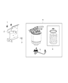 Ram 4500 Fuel Filter Diagram - 68197867AB