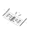 Ram Front Cross-Member Diagram - 68277264AA
