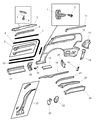 Dodge Caravan Door Seal Diagram - 4717630AG