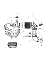 Jeep Air Filter Box Diagram - 4721130AG