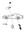 Dodge Mirror Switch Diagram - 4608505AC