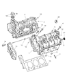 Dodge Sprinter 3500 Timing Cover Diagram - 68005682AA
