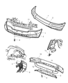 1999 Jeep Grand Cherokee Bumper Diagram - 5FN29VF7