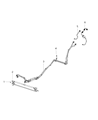 2018 Jeep Wrangler Transmission Oil Cooler Hose Diagram - 68280790AB