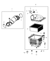 Ram Air Filter Box Diagram - 53034190AE