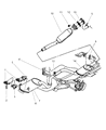 Chrysler Cirrus Muffler Diagram - 5278389