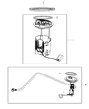 Jeep Fuel Level Sensor Diagram - 5145587AC