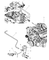 Dodge Nitro Air Intake Coupling Diagram - 53013886AA