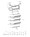 Jeep Compass Bumper Diagram - 68426124AA