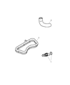 Dodge Durango PCV Hose Diagram - 53032812AA