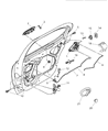 Chrysler Cirrus Door Handle Diagram - FJ92WS2