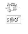 Jeep A/C Clutch Diagram - 4882005