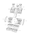 2016 Chrysler 200 Armrest Diagram - 1UK89DX9AC