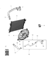 Dodge Journey Radiator Diagram - 68038238AB