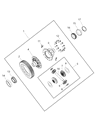Dodge Journey Differential Diagram - 5191027AA