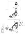 Jeep Grand Cherokee Coolant Filter Diagram - 68109834AA