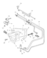 Chrysler Crossfire Windshield Washer Nozzle Diagram - 5099969AA