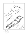 Jeep Gladiator Engine Mount Bracket Diagram - 68340787AA